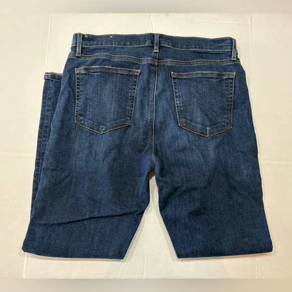 Loft skinny dark wash jeans, used, size 12, 31” inseam - Picture 2 of 6